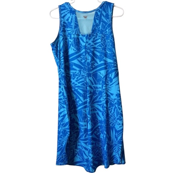 Columbia PFG Tropical Vacation Print Blue Hawaiian M - Picture 3 of 8